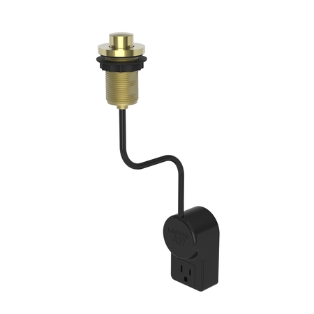 NEWPORT BRASS Air Activated Disposer Switch in Polished Brass Uncoated (Living) 1500-5811/03N